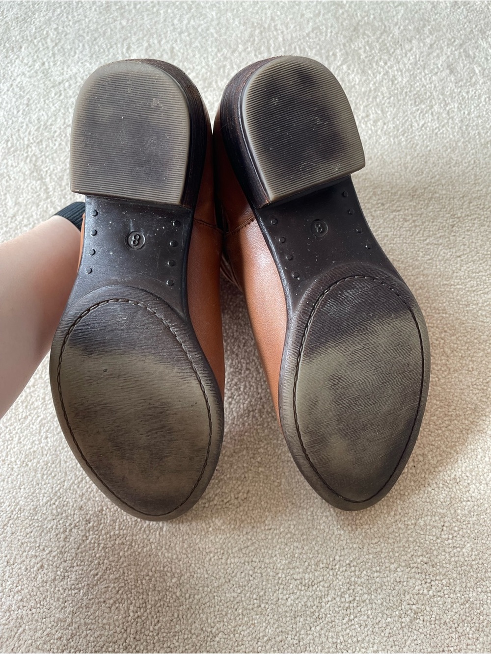 Diba Cognac Brown Double-Buckle Ankle Booties - Picture 5 of 5